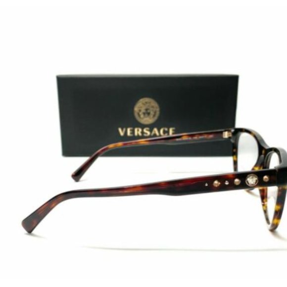Versace Women\'s Dark Havana Eyeglasses!